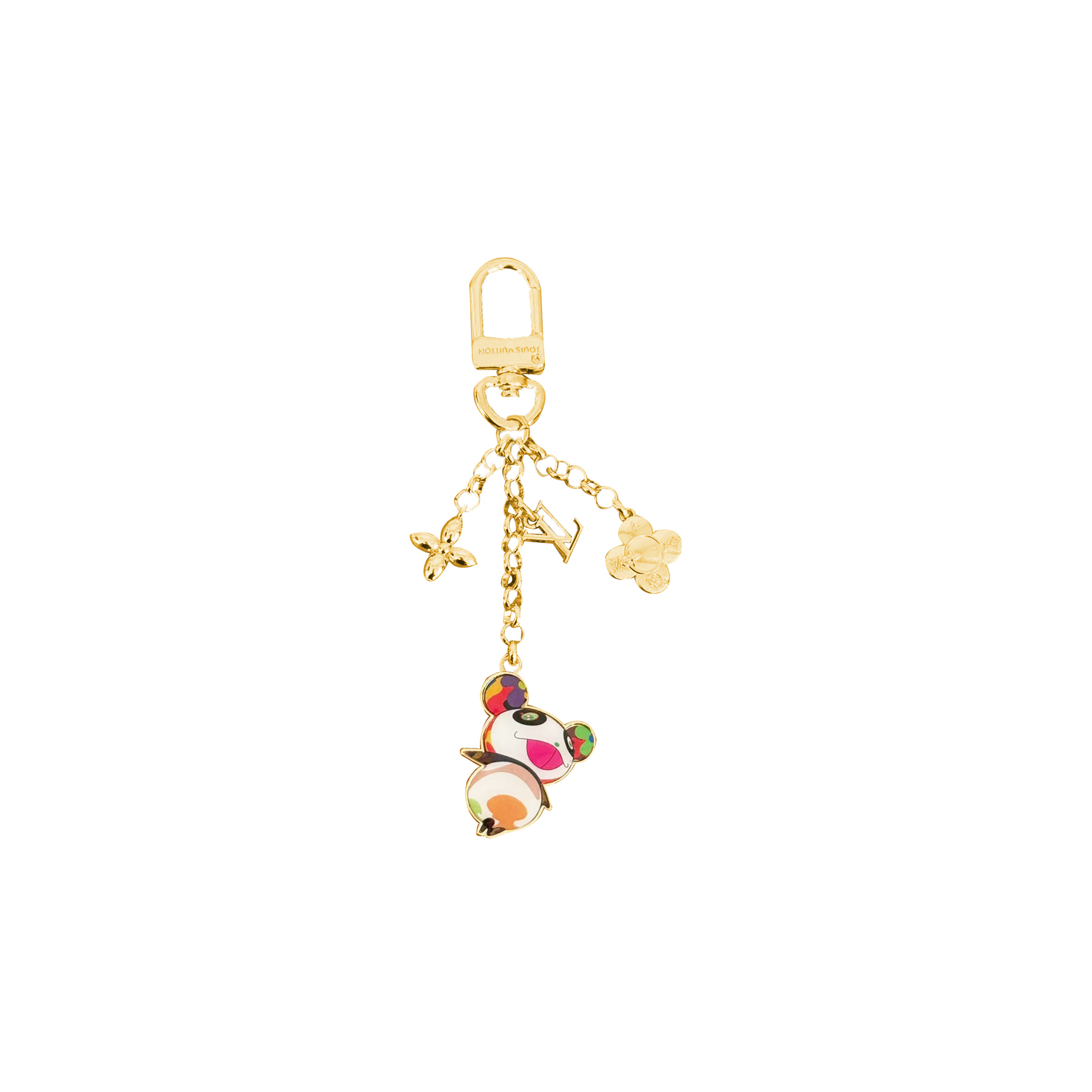 l0*is v*t0n murakam lv x tm monogram S*perflat panda keychain 396251
